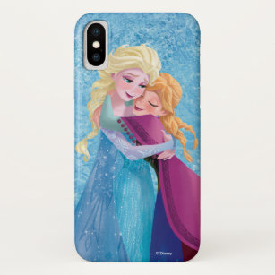 Anna and Elsa   Hugging iPhone X Case