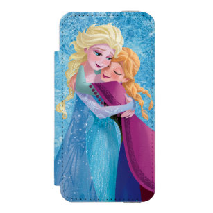 Anna and Elsa   Hugging iPhone SE/5/5s Wallet Case