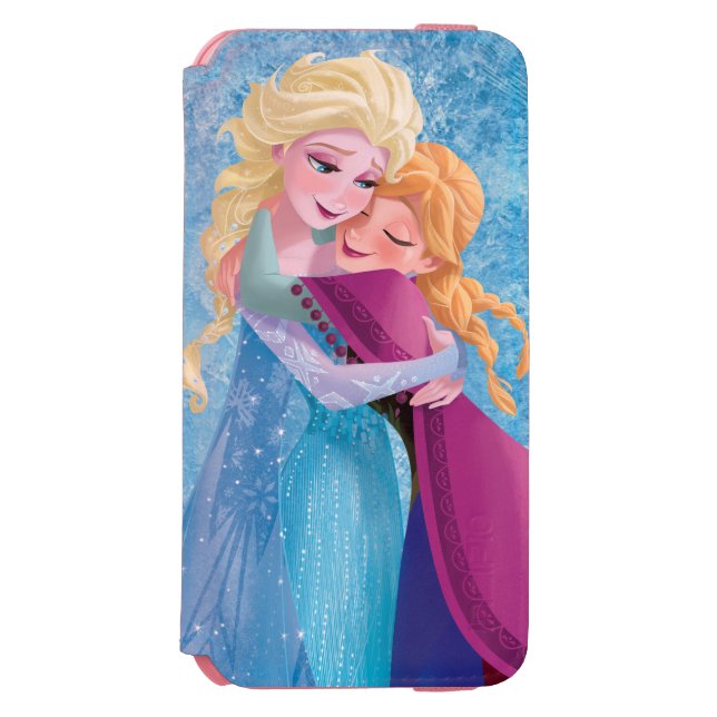 Anna and Elsa | Hugging Incipio iPhone Wallet Case (Folio Front)