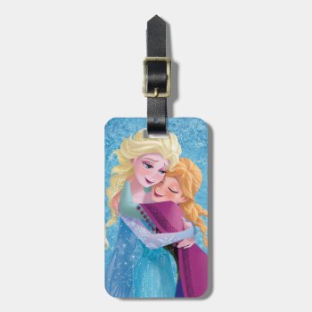 Anna And Elsa | Hugging Luggage Tag by frozen at Zazzle