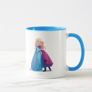 Disney Cups Frozen Elsa Anna Princess Cartoon Milk Cup Mugs 3D