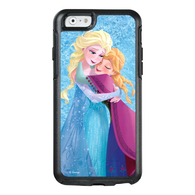 Anna and Elsa | Hugging Otterbox iPhone Case (Back)