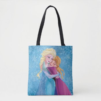 Anna And Elsa | Hugging Tote Bag by frozen at Zazzle