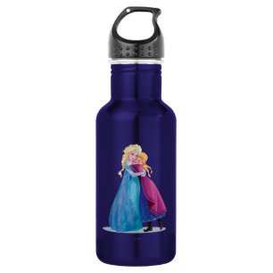 Anna and Elsa   Hugging Water Bottle