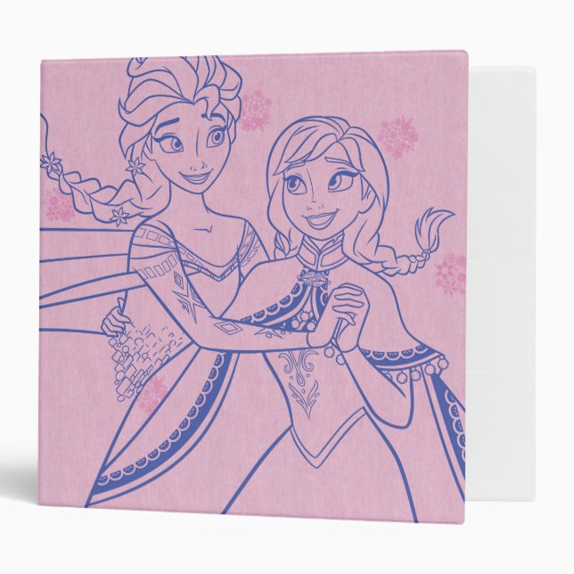 Anna and Elsa | I Love My Sister Binder (Front/Inside)