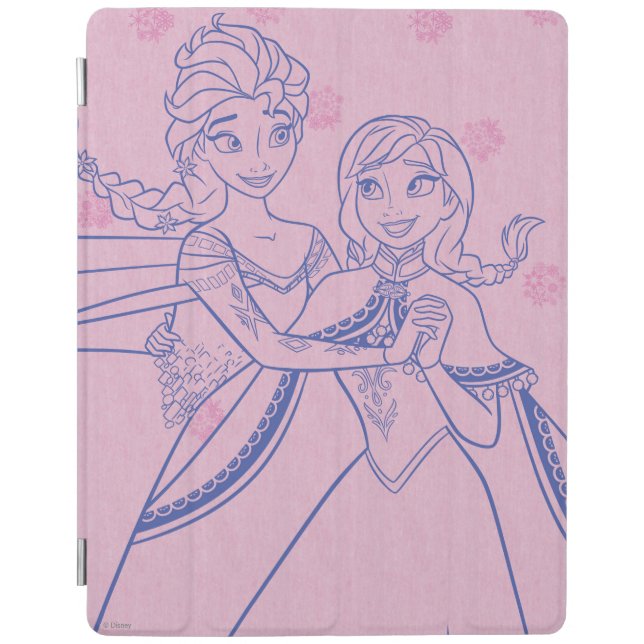 Anna and Elsa | I Love My Sister iPad Smart Cover (Front)