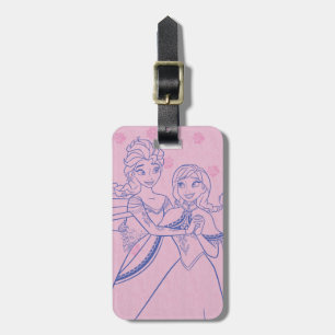 Anna and Elsa   I Love My Sister Luggage Tag