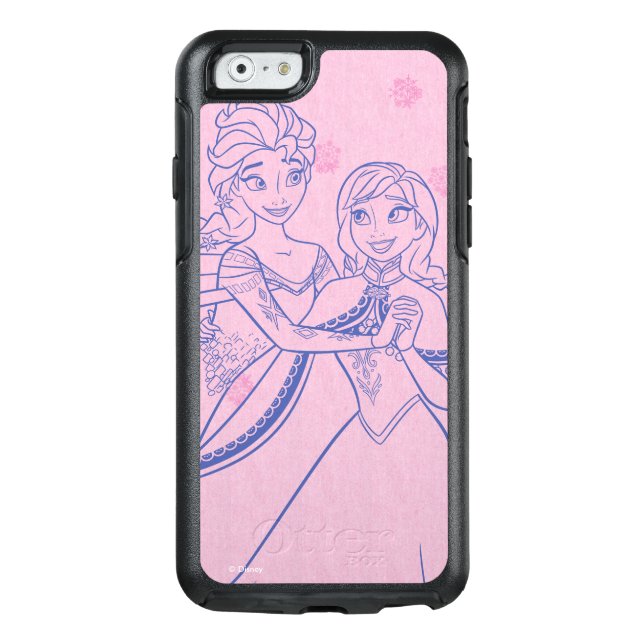 Anna and Elsa | I Love My Sister Otterbox iPhone Case (Back)
