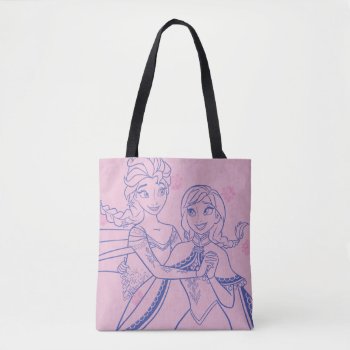Anna And Elsa | I Love My Sister Tote Bag by frozen at Zazzle