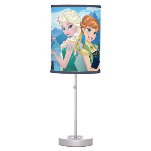 Anna and Elsa | My Sister Loves Me Desk Lamp | Zazzle