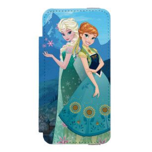 Anna and Elsa   My Sister Loves Me iPhone SE/5/5s Wallet Case