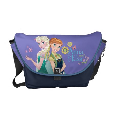 Anna And Elsa | My Sister Loves Me Messenger Bag