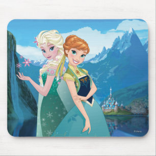 Anna and Elsa   My Sister Loves Me Mouse Pad