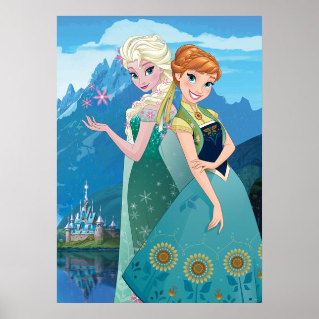 Anna and Elsa | My Sister Loves Me Poster (Front)