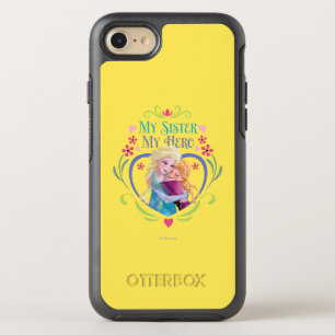 Anna and Elsa   My Sister My Hero OtterBox Symmetry iPhone SE/8/7 Case