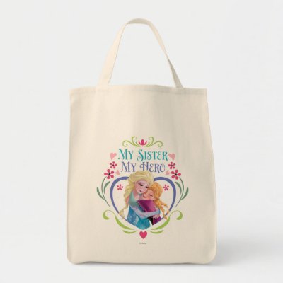 Anna and Elsa | My Sister My Hero Tote Bag