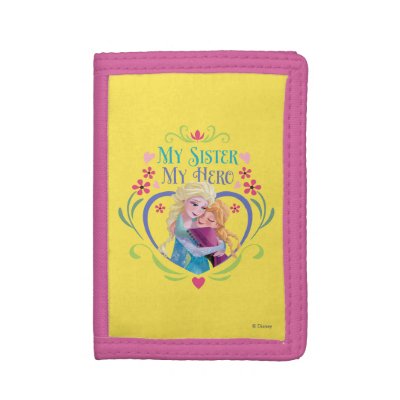 Anna and Elsa | My Sister My Hero Trifold Wallet