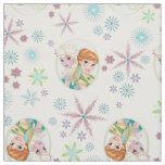 Anna and Elsa Pattern Fabric