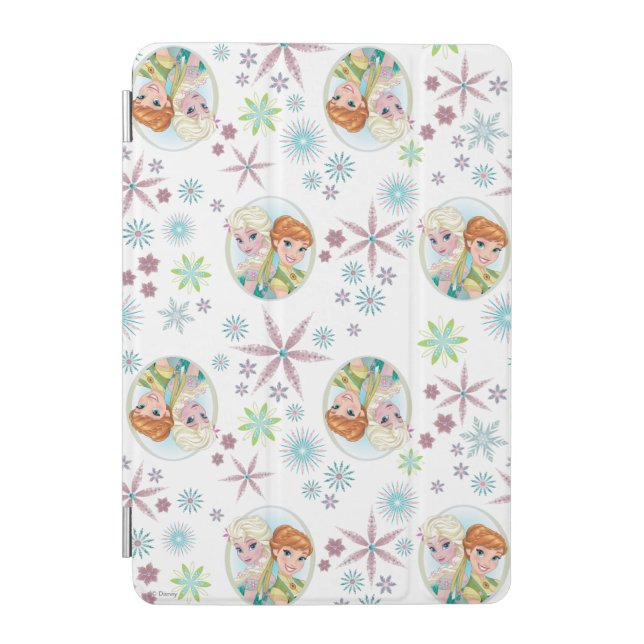 Anna and Elsa Pattern iPad Mini Cover (Front)