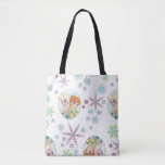 Anna and Elsa Pattern Tote Bag
