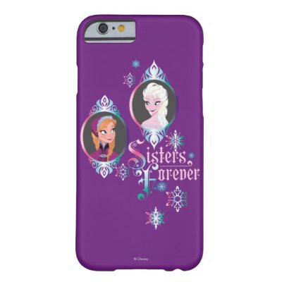 Anna and Elsa | Portraits in Snowflakes Barely There iPhone 6 Case