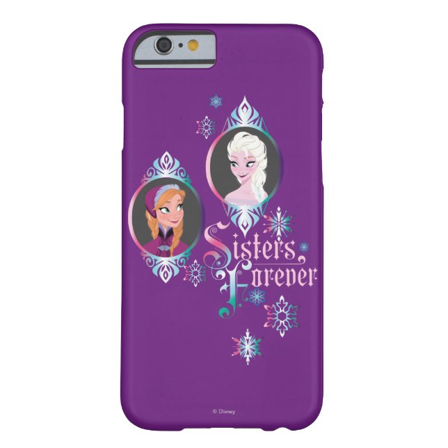 Anna and Elsa | Portraits in Snowflakes Case-Mate iPhone Case (Back)