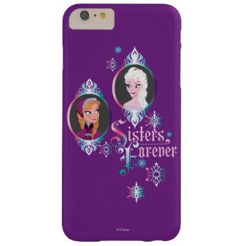 Anna And Elsa | Portraits In Snowflakes Barely There Iphone 6 Plus Case by frozen at Zazzle