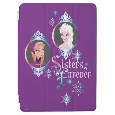 Anna and Elsa | Portraits in Snowflakes iPad Air Cover