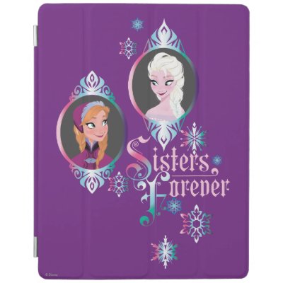 Anna and Elsa | Portraits in Snowflakes iPad Smart Cover