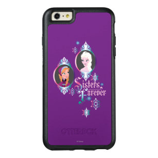 Anna and Elsa   Portraits in Snowflakes OtterBox iPhone 6/6s Plus Case