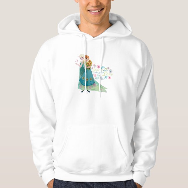 Anna and Elsa | Sister Love Hoodie (Front)