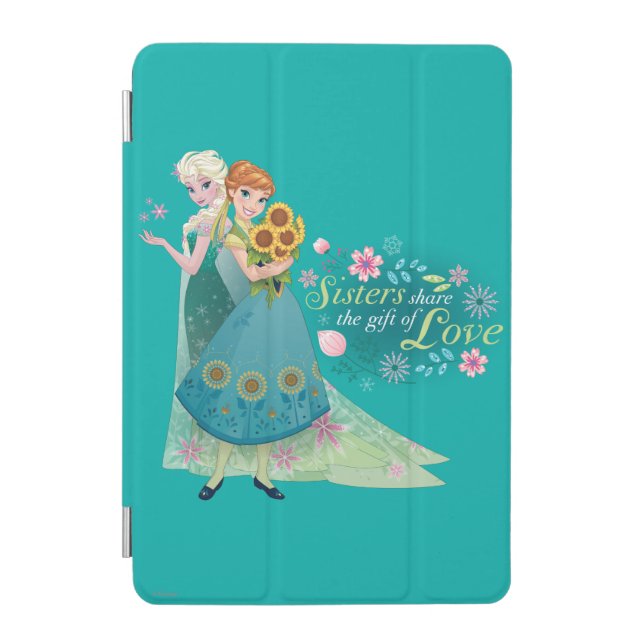Anna and Elsa | Sister Love iPad Mini Cover (Front)