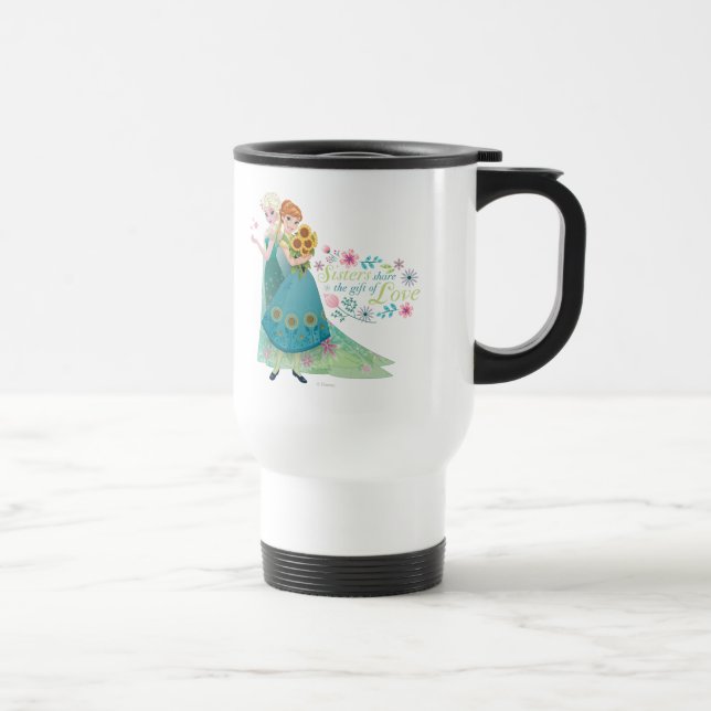 Anna and Elsa | Sister Love Travel Mug (Right)