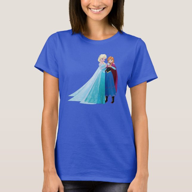 Anna and Elsa | Sisters Shine Together T-Shirt (Front)