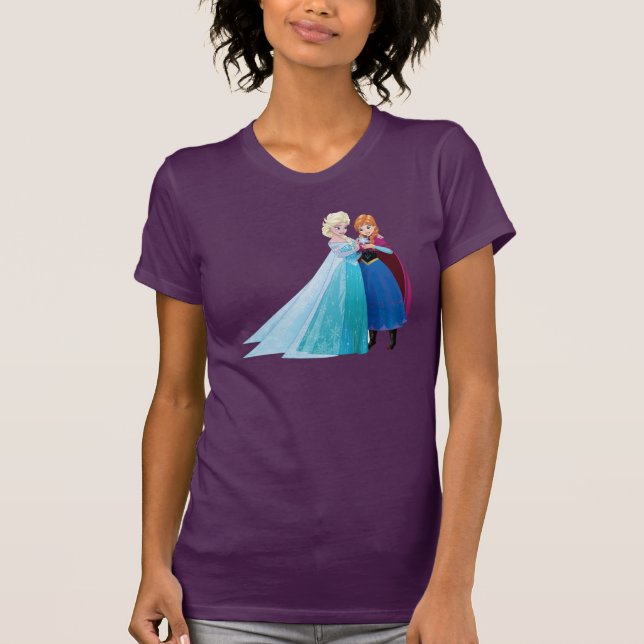 Anna and Elsa | Sisters Shine Together T-Shirt (Front)