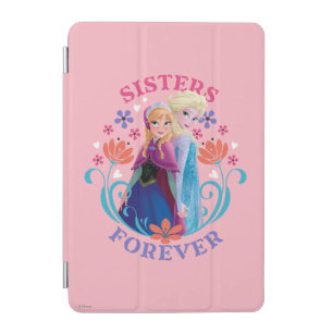 Anna and Elsa Sisters with Flowers iPad Mini Cover