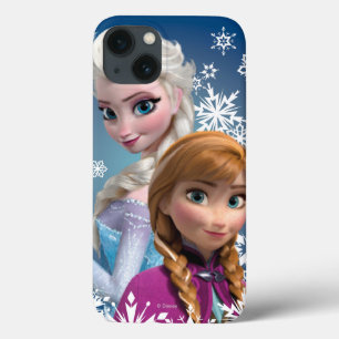Anna and Elsa Snowflakes iPhone 13 Case