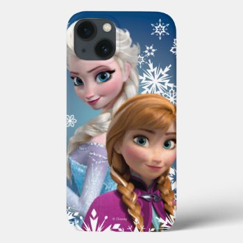 Anna And Elsa | Snowflakes Iphone 13 Case by frozen at Zazzle