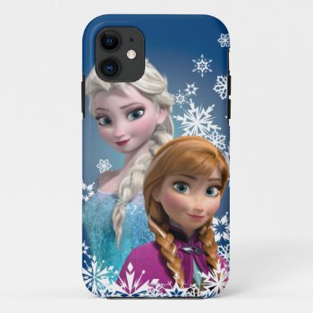 Anna And Elsa | Snowflakes Iphone 11 Case by frozen at Zazzle