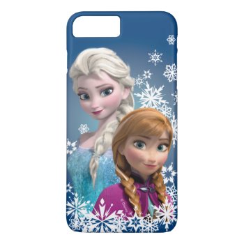 Anna And Elsa | Snowflakes Iphone 8 Plus/7 Plus Case by frozen at Zazzle