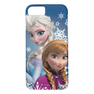 Anna and Elsa Snowflakes iPhone 8/7 Case