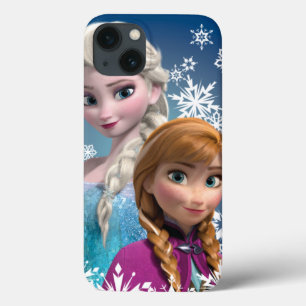 Anna and Elsa Snowflakes iPhone 13 Case