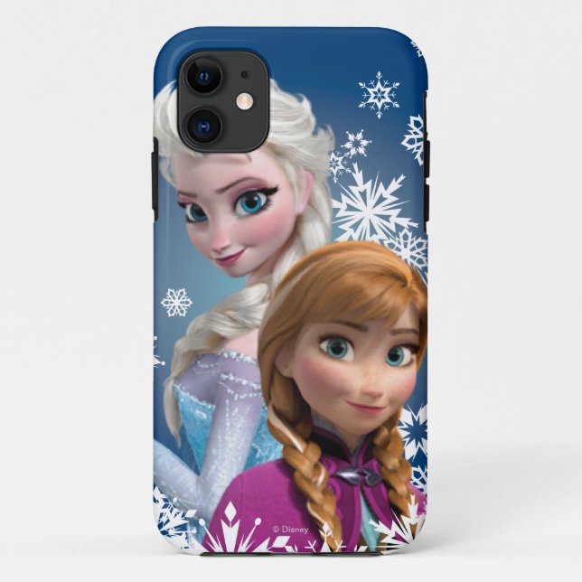 Anna and Elsa | Snowflakes Case-Mate iPhone Case (Back)