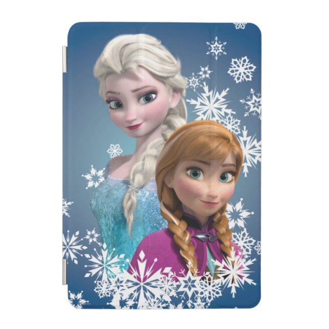 Anna and Elsa | Snowflakes iPad Mini Cover (Front)
