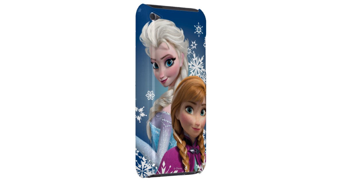 Anna and Elsa | Snowflakes iPod Case-Mate Case | Zazzle