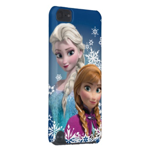 Anna and Elsa | Snowflakes iPod Touch (5th Generation) Cover (Back/Right)