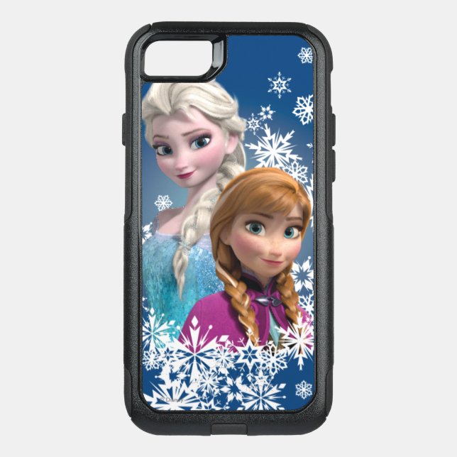 Anna and Elsa | Snowflakes Otterbox iPhone Case (Back)