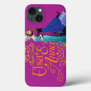 Anna and Elsa   Standing Back to Back iPhone 13 Case