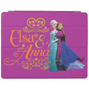Anna And Elsa | Standing Back To Back Ipad Smart Cover by frozen at Zazzle