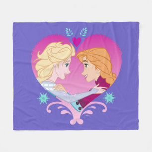 Anna and Elsa   Strong Bond Fleece Blanket